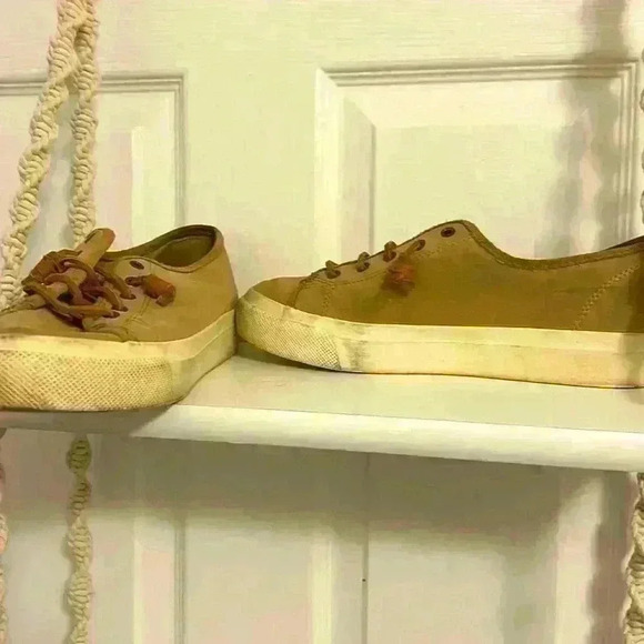 Tan and Brown Sperry Slip-On Shoes - Picture 1 of 13